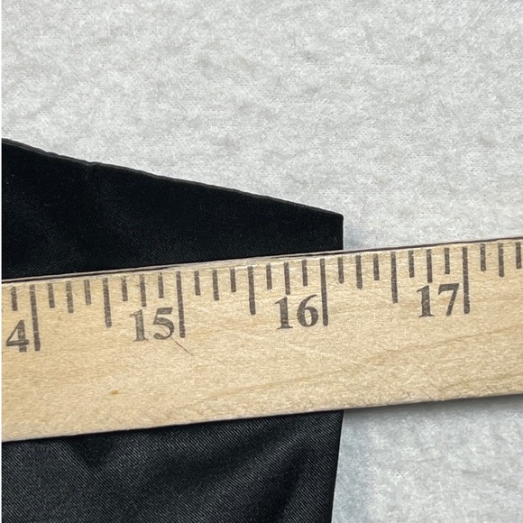 Club Monaco Black Silk Blend Satin Mini Dress Pockets Size 10 Cocktail Y2K - Picture 3 of 13